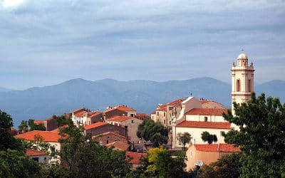 Piana, village corse classé parmi les « Plus Beaux Villages de France »